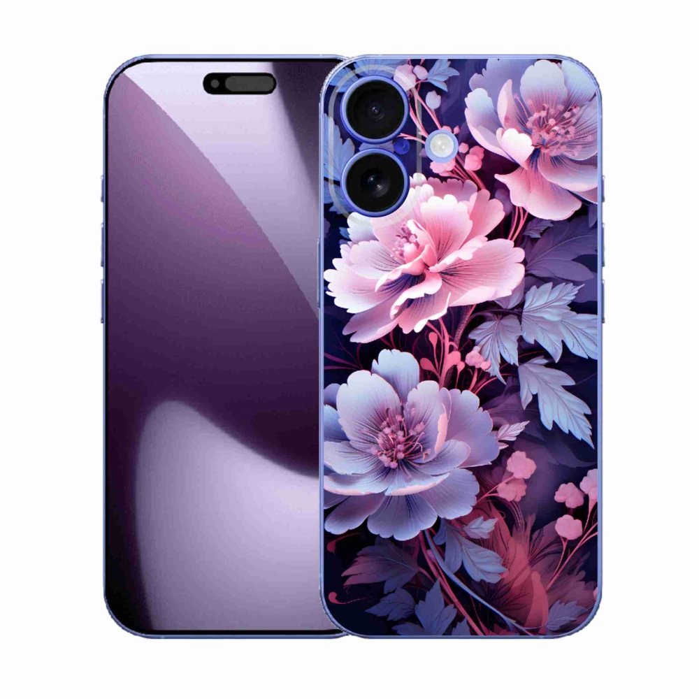 Gélový kryt mmCase na iPhone 17 - kvety 11