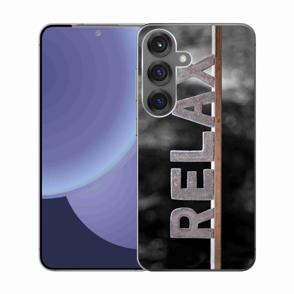 Gélový kryt mmCase na Samsung Galaxy S25 - relax 1