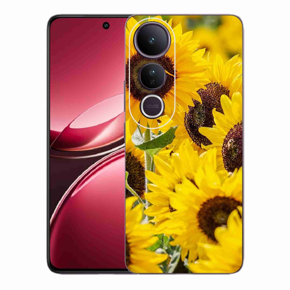 Gélový kryt mmCase na Vivo V50 Lite 4G/5G - slnečnica