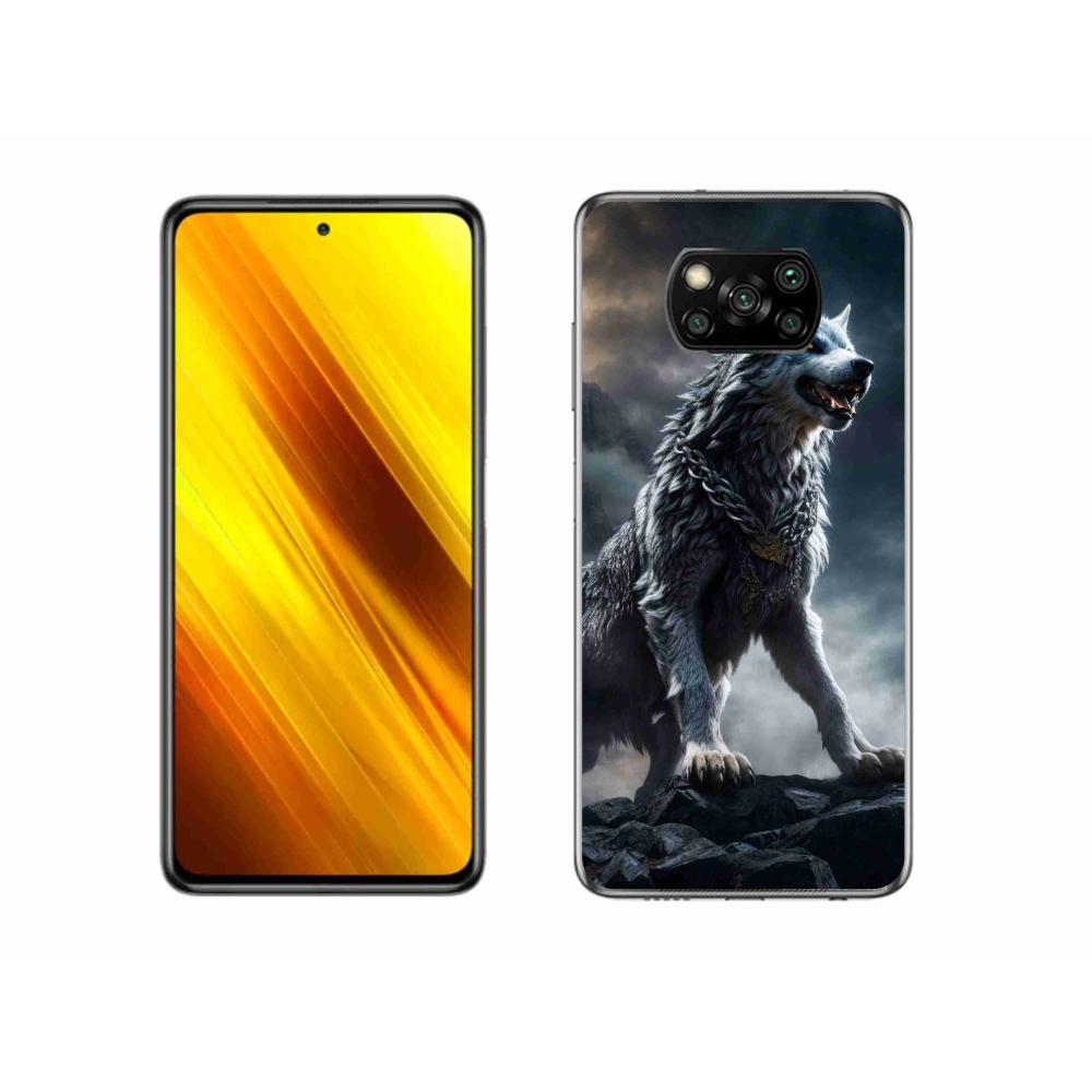 Gélový kryt mmCase na Xiaomi Poco X3 - vlk 1