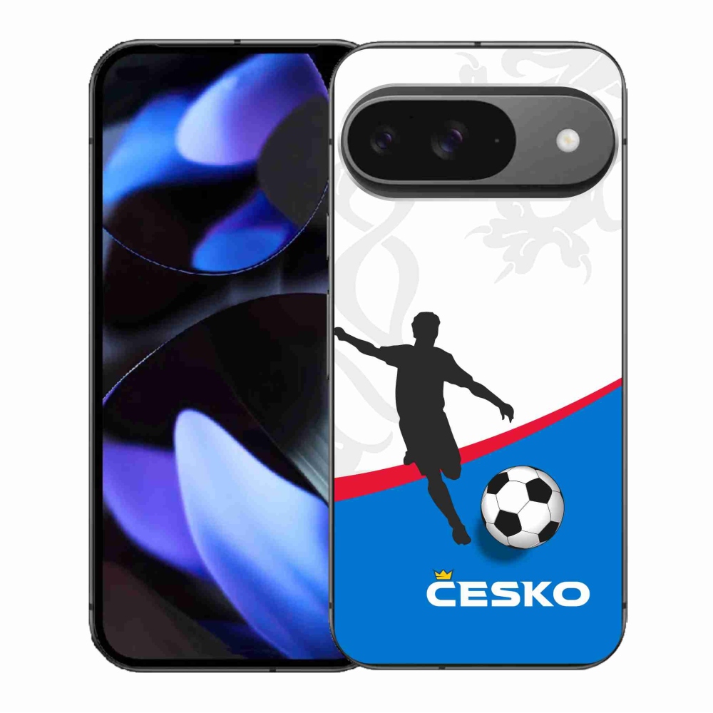 Gélový kryt mmCase na Google Pixel 9/9 Pro - futbal Česko 1