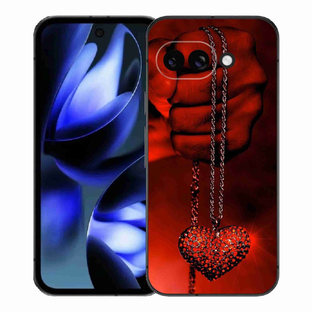 Gélový kryt mmCase na Google Pixel 9a - náhrdelník