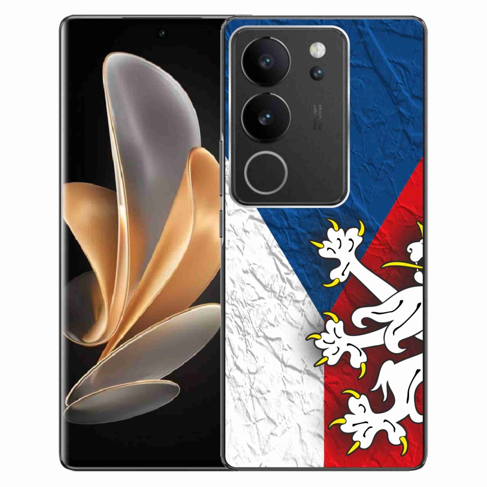 Gélový kryt mmCase na Vivo V29 5G - česká vlajka 1