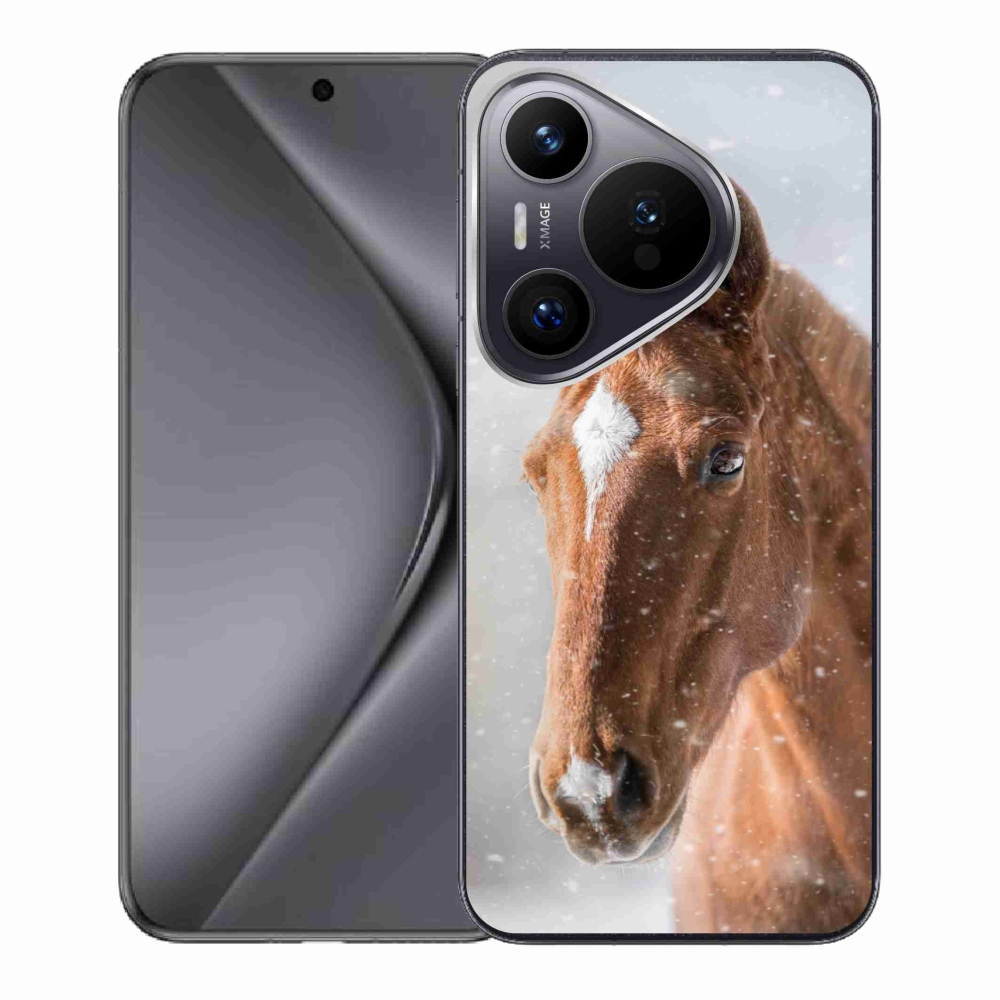 Gélový kryt mmCase na Huawei Pura 70 - hnedý kôň 2