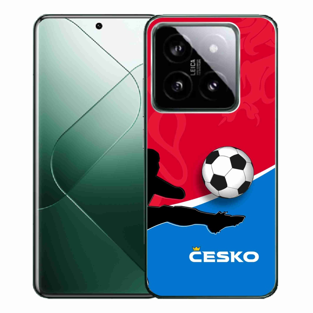 Gélový kryt mmCase na Xiaomi 14 Pro - futbal Česko 2