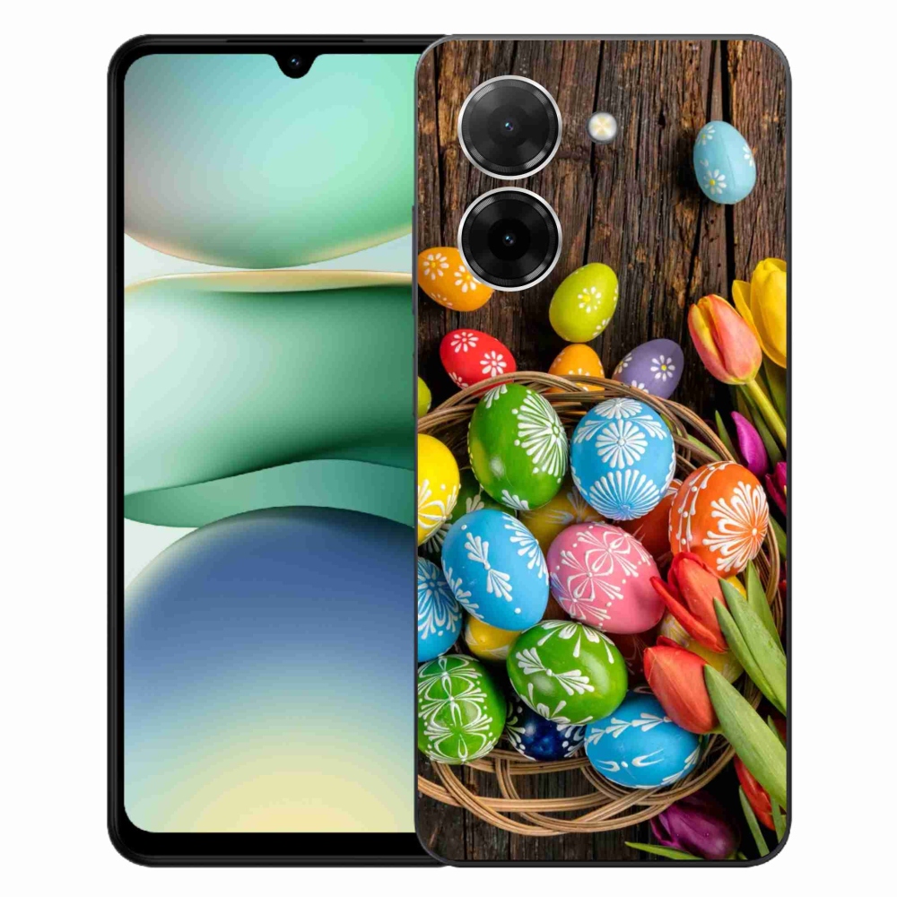 Gélový kryt mmCase na Xiaomi Redmi A5 (171.7x77.8x8.3mm) - veľkonočné vajíčka