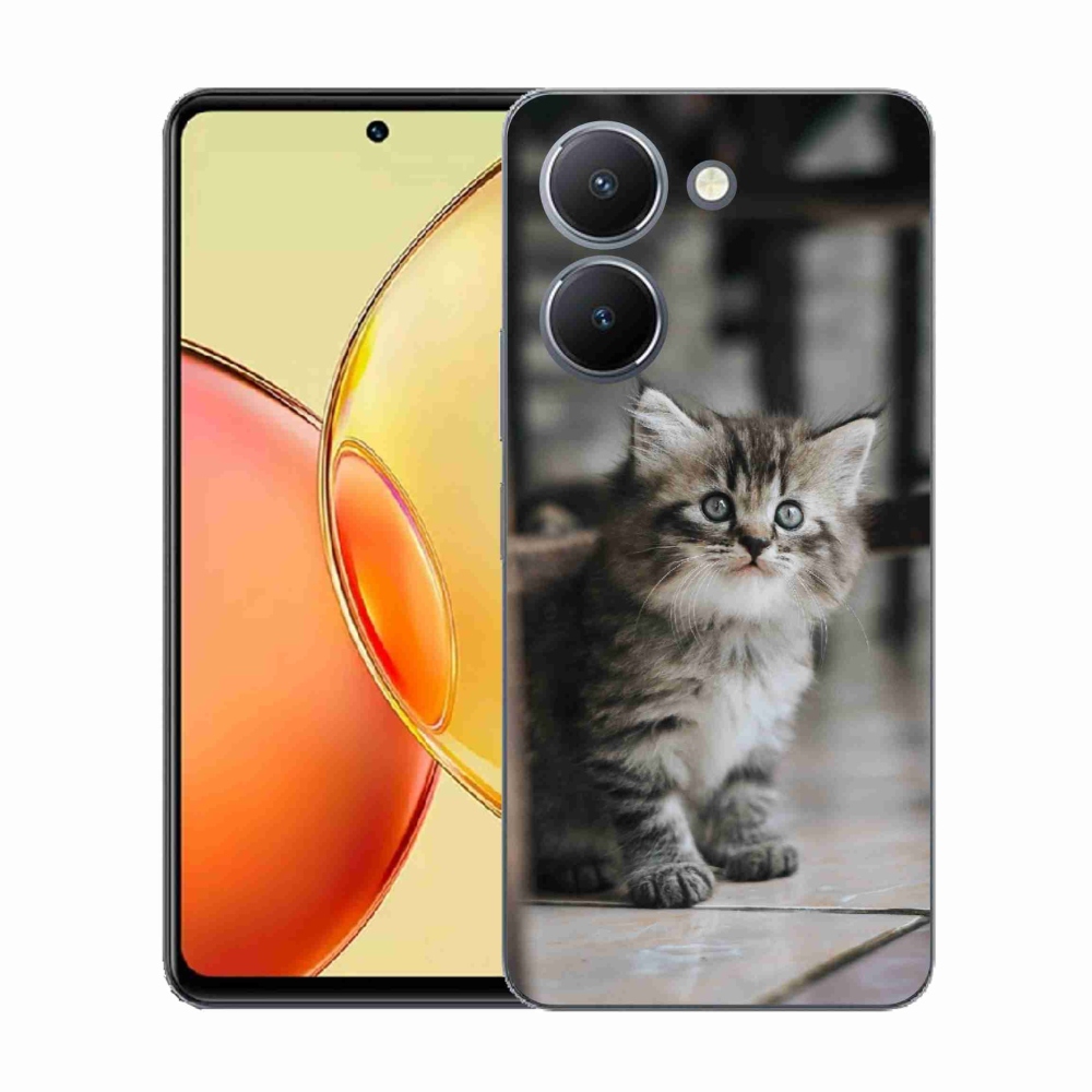 Gélový kryt mmCase na Vivo Y36 - mačiatko