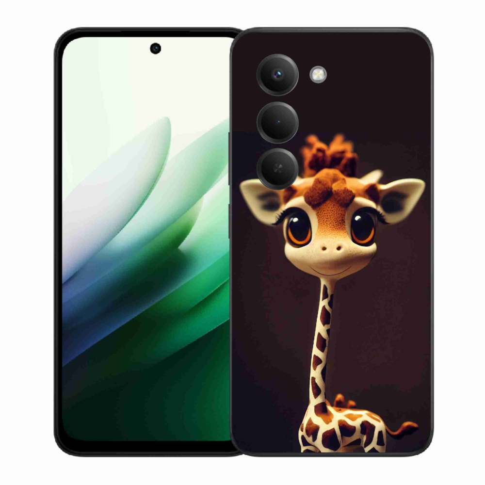 Gélový kryt mmCase na Xiaomi Redmi 15 5G (169mm) - malá žirafa