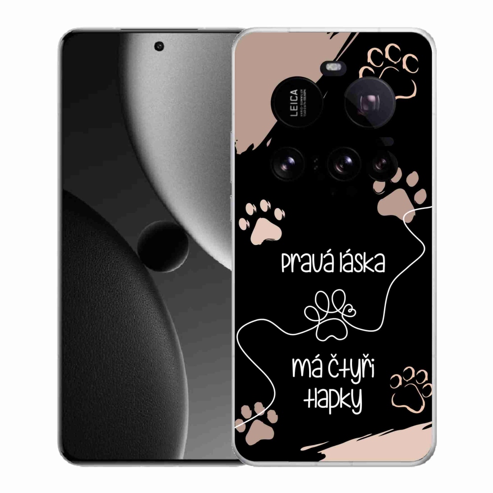 Gélový kryt mmCase na Xiaomi 15 Ultra - psí motív 1 čierne pozadie