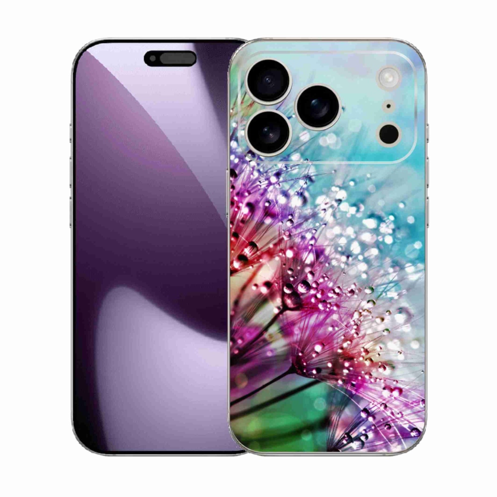 Gélový kryt mmCase na iPhone 17 Pro - farebné kvety