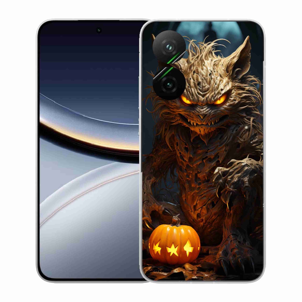 Gélový kryt mmCase na Xiaomi Poco F7 5G - halloweenska príšera