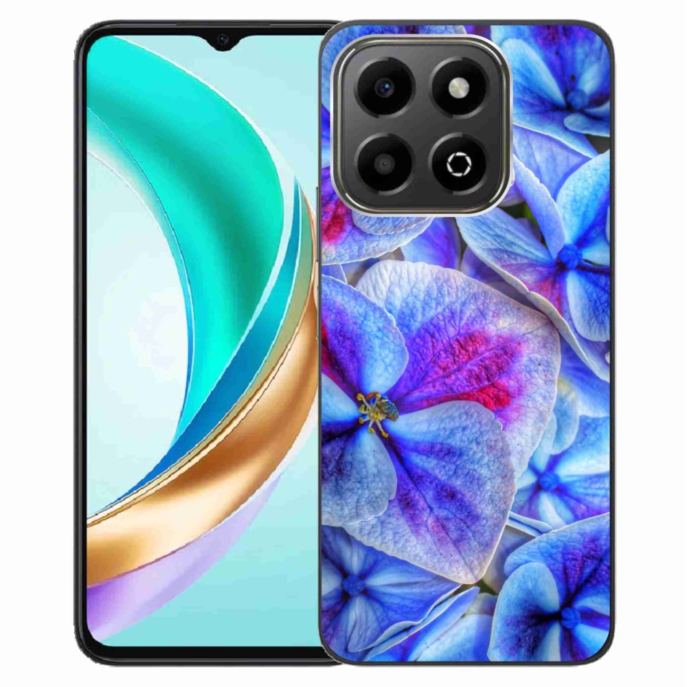 Gélový kryt mmCase na Honor X6b - modré kvety 1