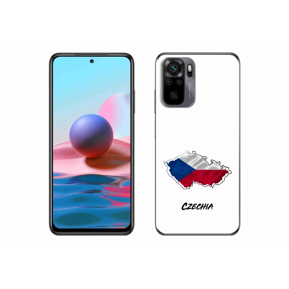 Gélový kryt mmCase na Xiaomi Redmi Note 10S - Czechia biele pozadie