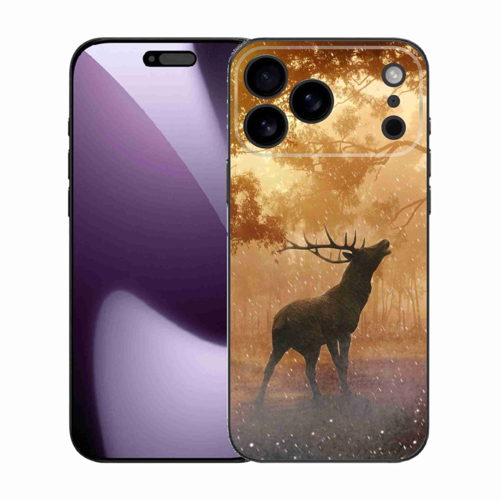 Gélový kryt mmCase na iPhone 17 Pro Max - jeleň v ruji
