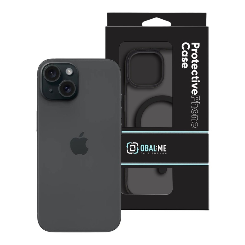 COVER:ME MagNetix Outline Cover pre Apple iPhone 15 Black