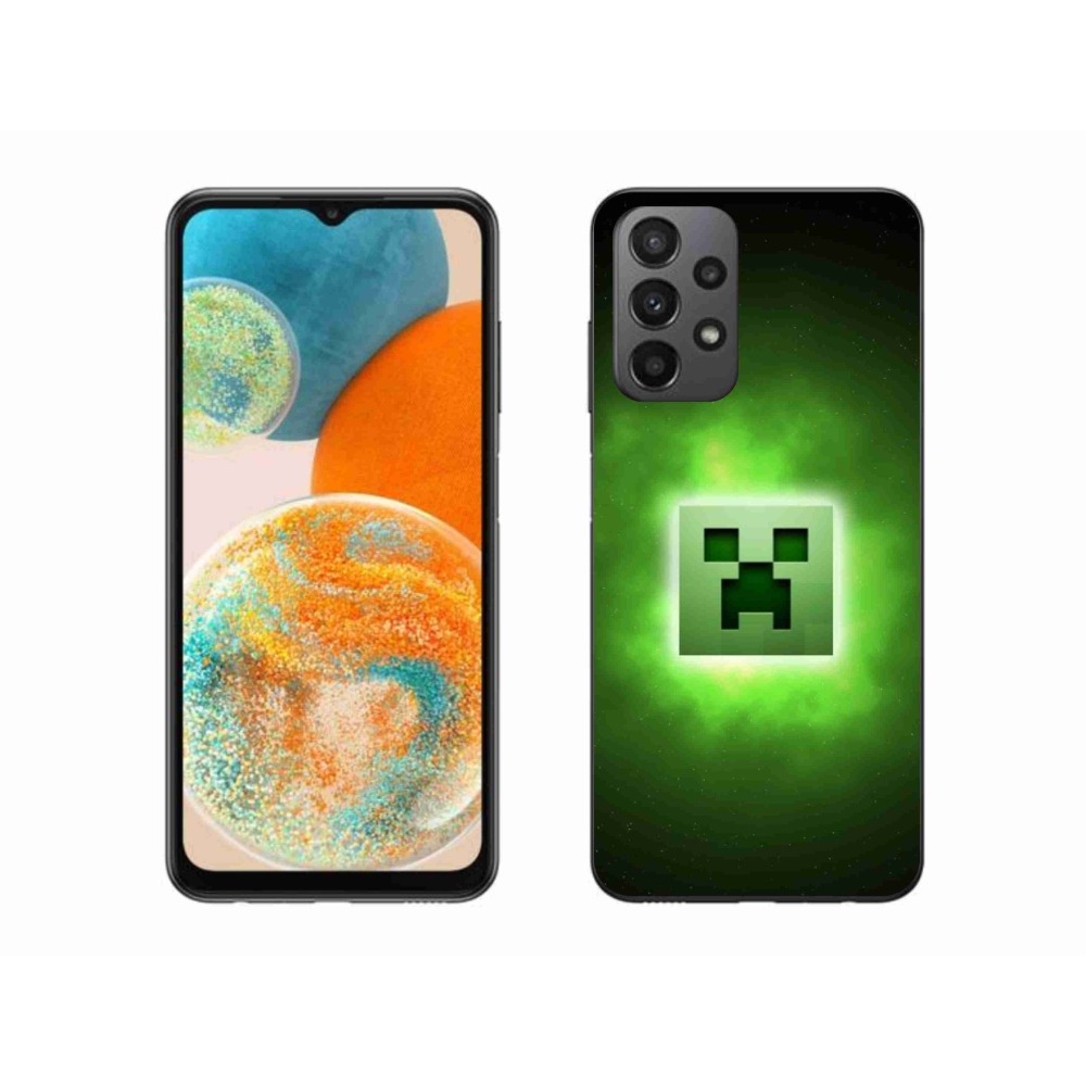 Gélový kryt mmCase na Samsung Galaxy A23 4G/5G - minecraft