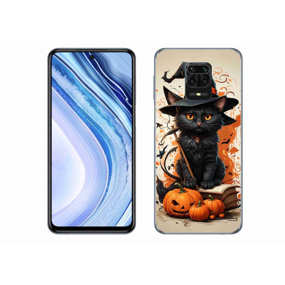 Gélový kryt mmCase na Xiaomi Redmi Note 9 Pro - kocúr čarodejník