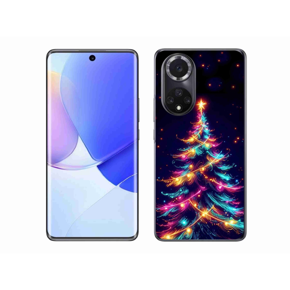 Gélový kryt mmCase na Honor 50 - neónový vianočný stromček