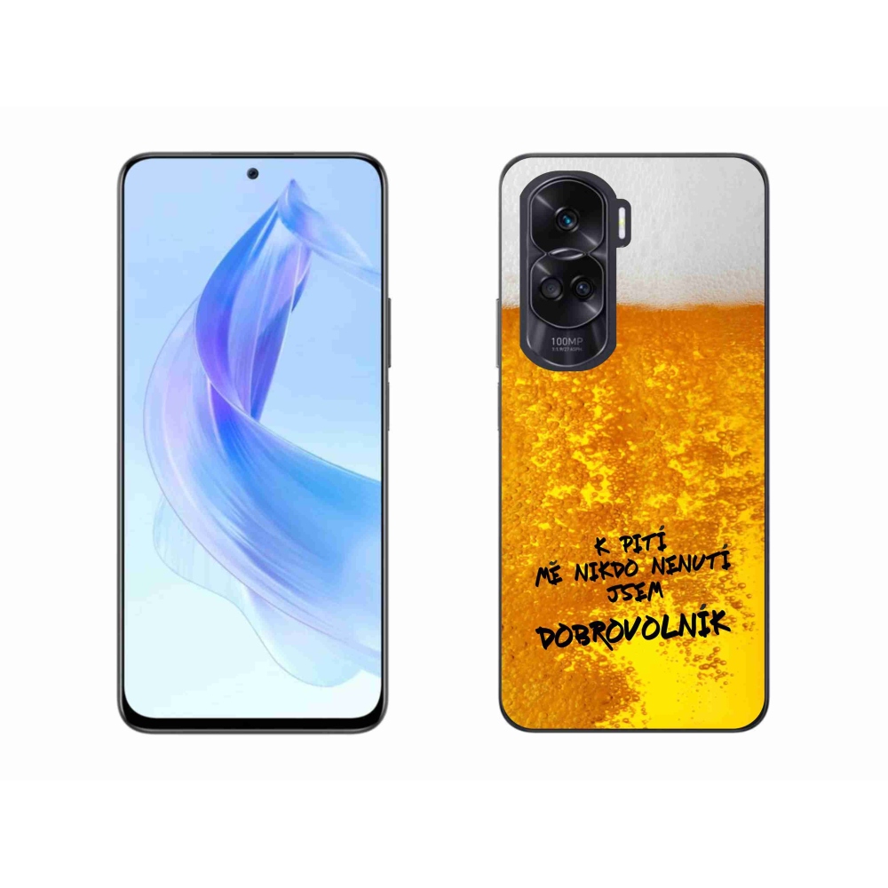 Gélový kryt mmCase na Honor 90 Lite - pivný motív 4