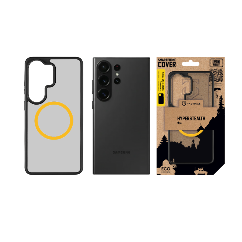 Taktický kryt MagForce Hyperstealth 2.0 pre Samsung Galaxy S26 Ultra Black/Yellow
