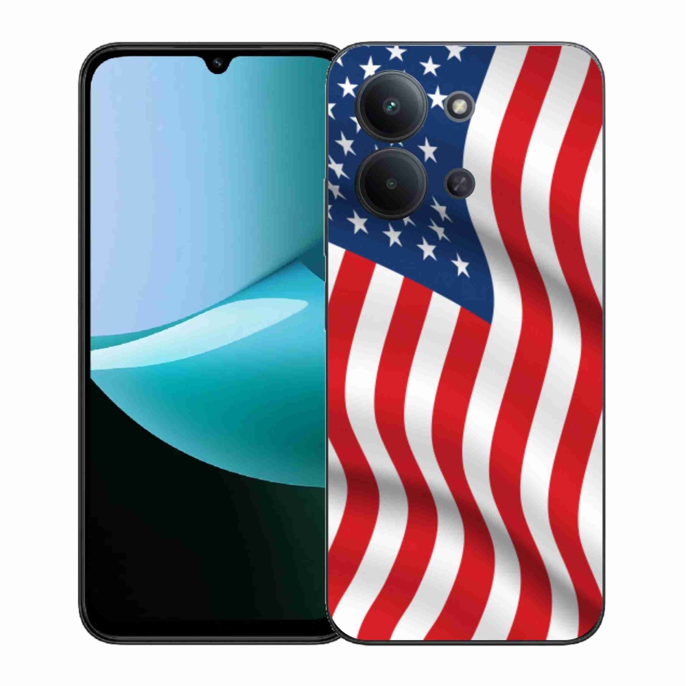 Gélový kryt mmCase na Xiaomi Redmi 15C 4G (171mm)/Poco C85 4G (171mm) - USA vlajka
