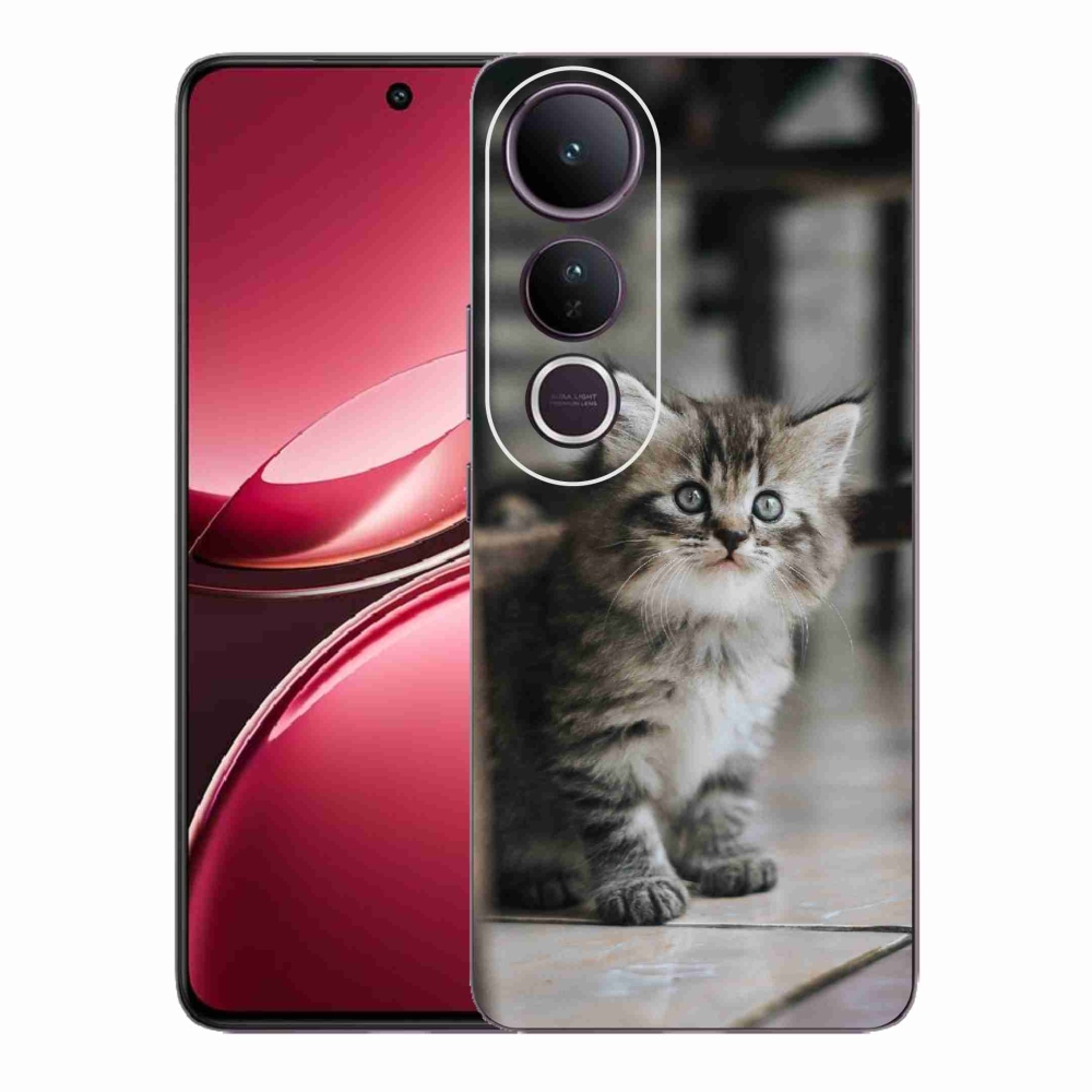 Gélový kryt mmCase na Vivo V50 Lite 4G/5G - mačiatko