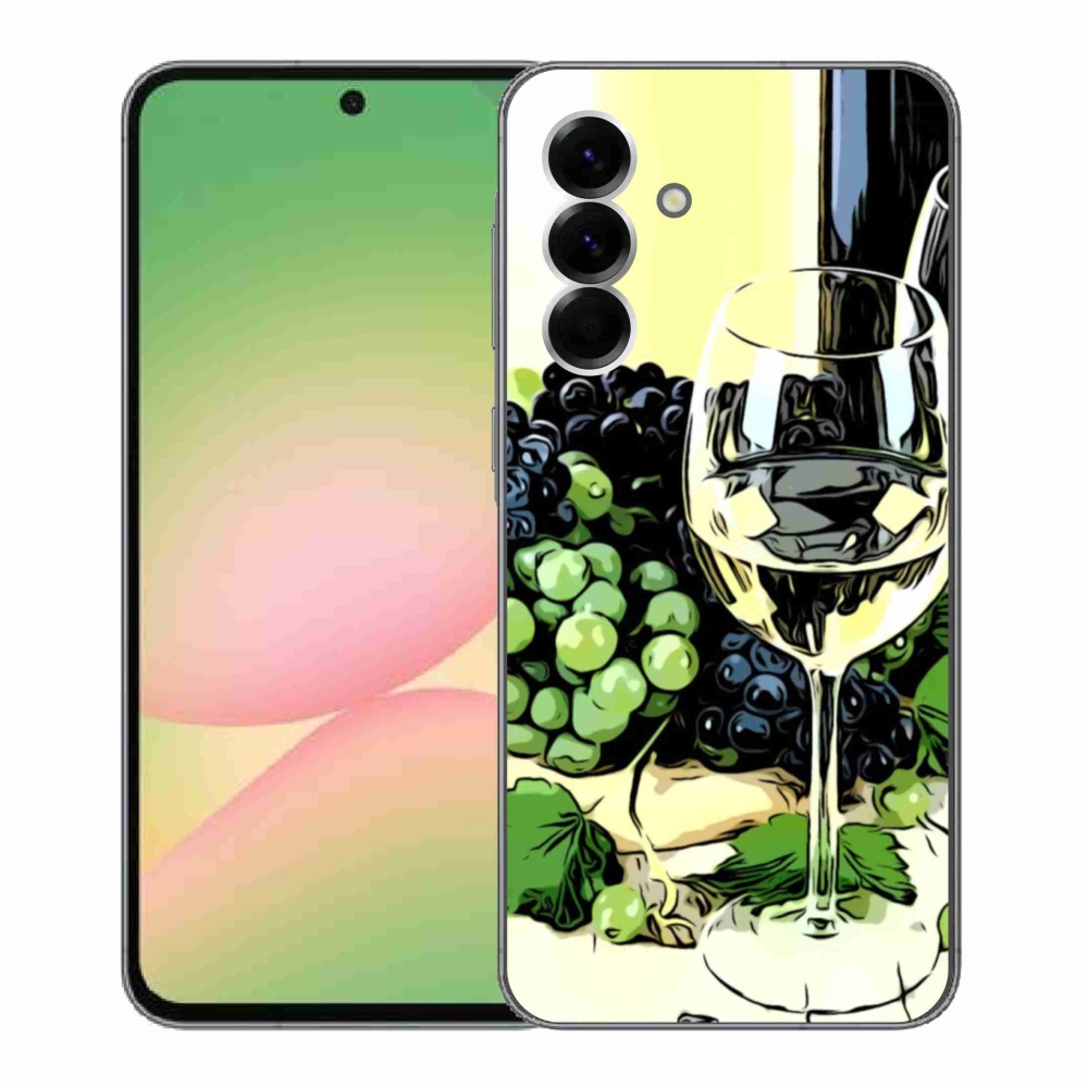 Gélový kryt mmCase na Samsung Galaxy A56 5G - pohár vína