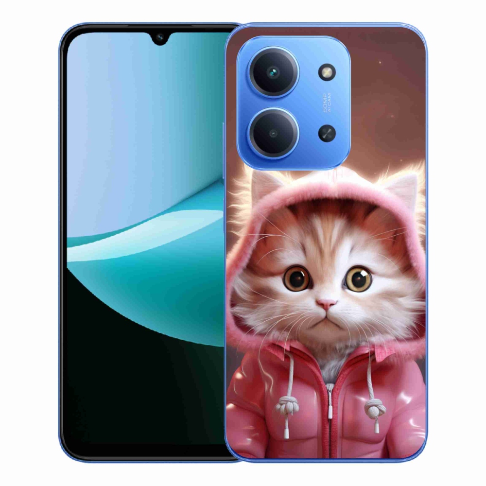 Gélový kryt mmCase na Xiaomi Redmi 15C 4G/5G (173mm) - roztomilé mačiatko 3