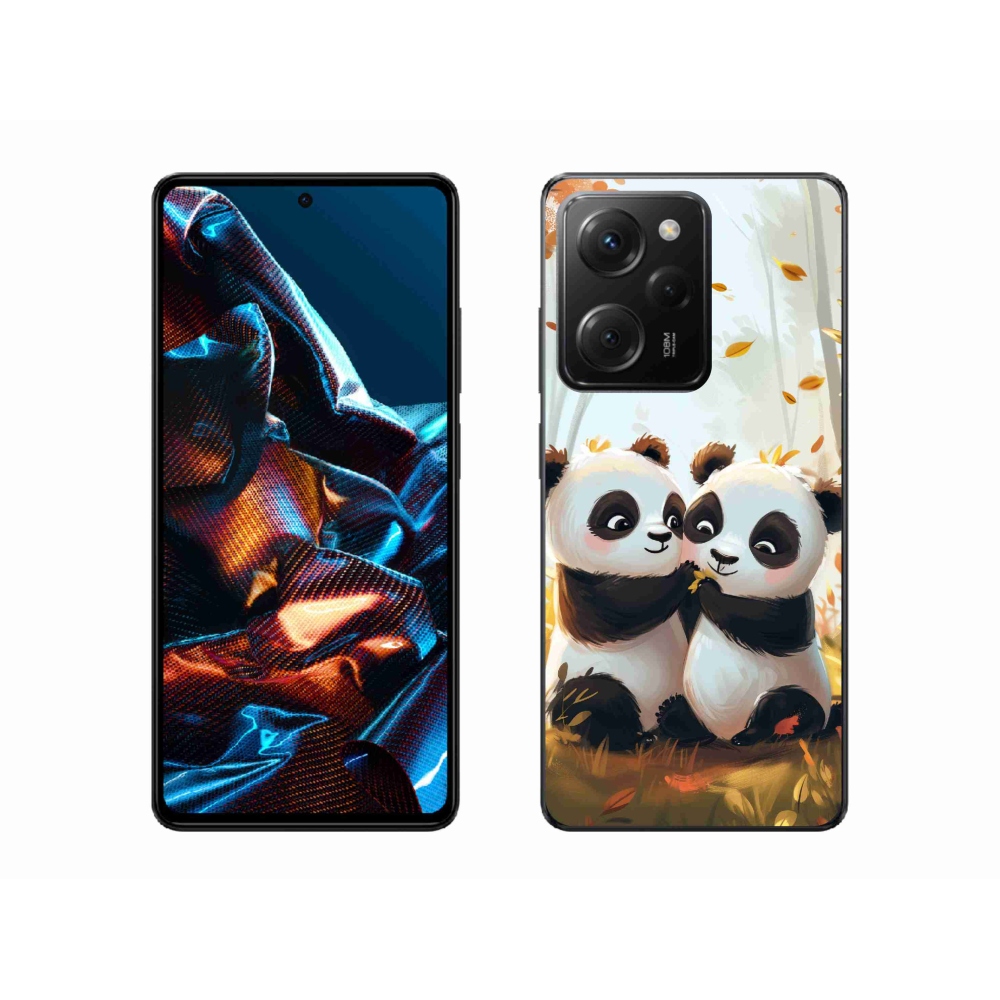 Gélový kryt mmCase na Xiaomi Poco X5 Pro 5G - pandy