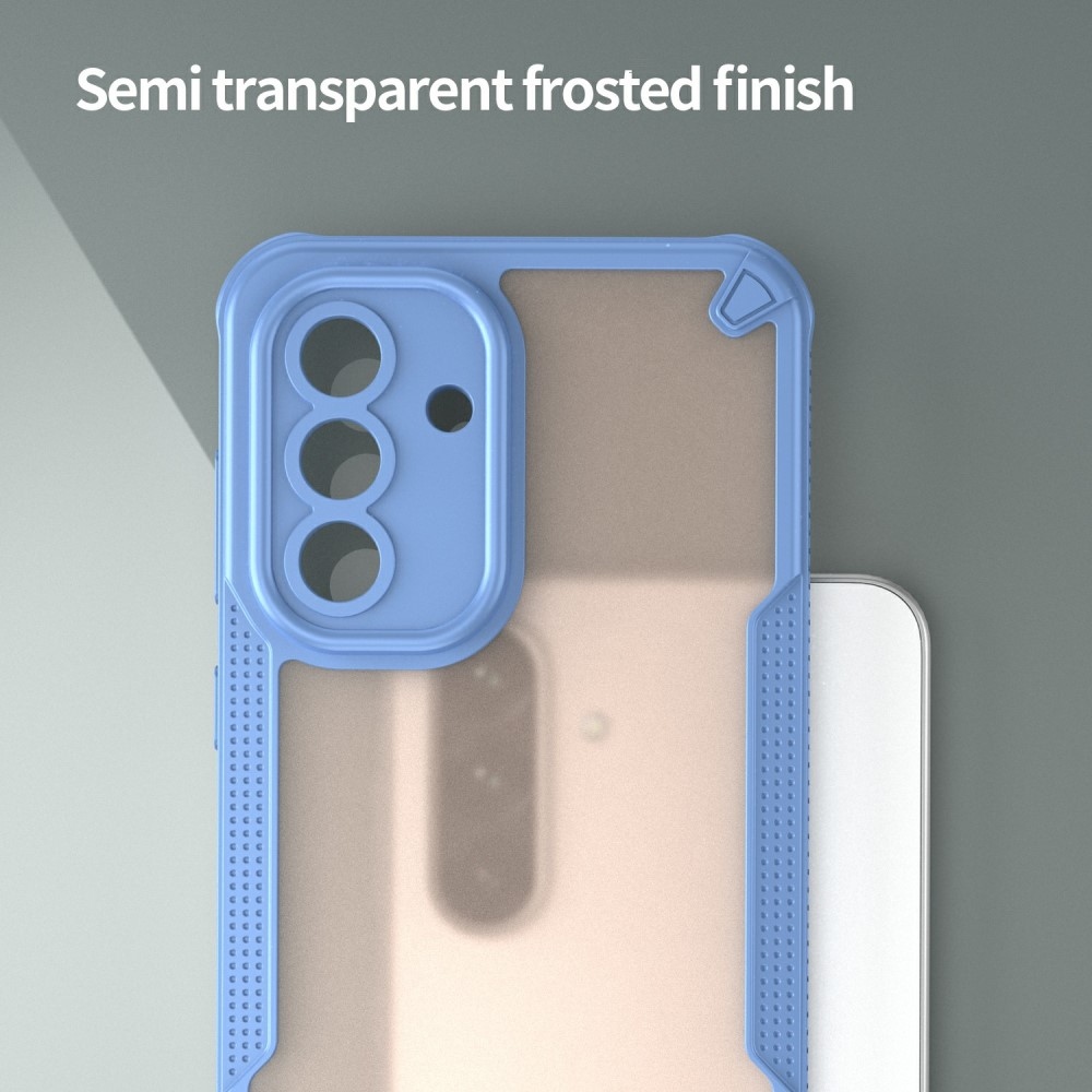 Frosted odolný kryt na Samsung Galaxy A36 5G - modrý