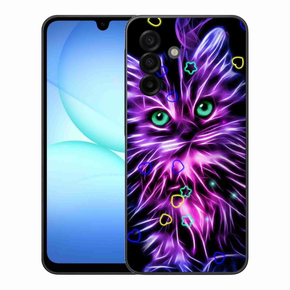 Gélový kryt mmCase na Samsung Galaxy A17 4G/5G - abstraktná mačka