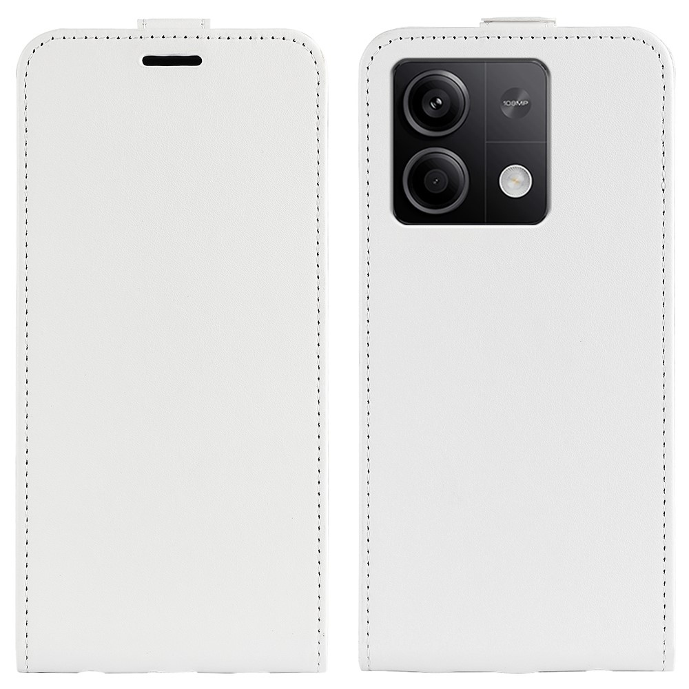 Vertical flipové púzdro na Xiaomi Redmi Note 13 5G - biele