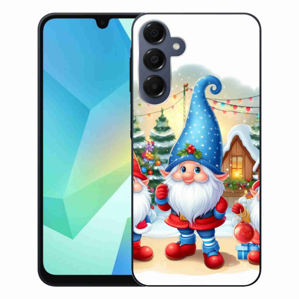 Gélový kryt mmCase na Samsung Galaxy A16 4G/5G - vianočné škriatkovia