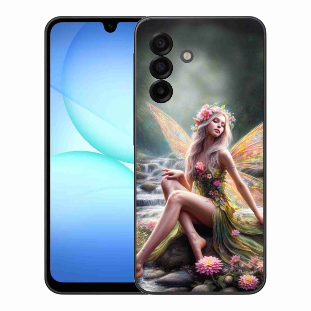 Gélový kryt mmCase na Samsung Galaxy A17 5G - motýlia žena 1