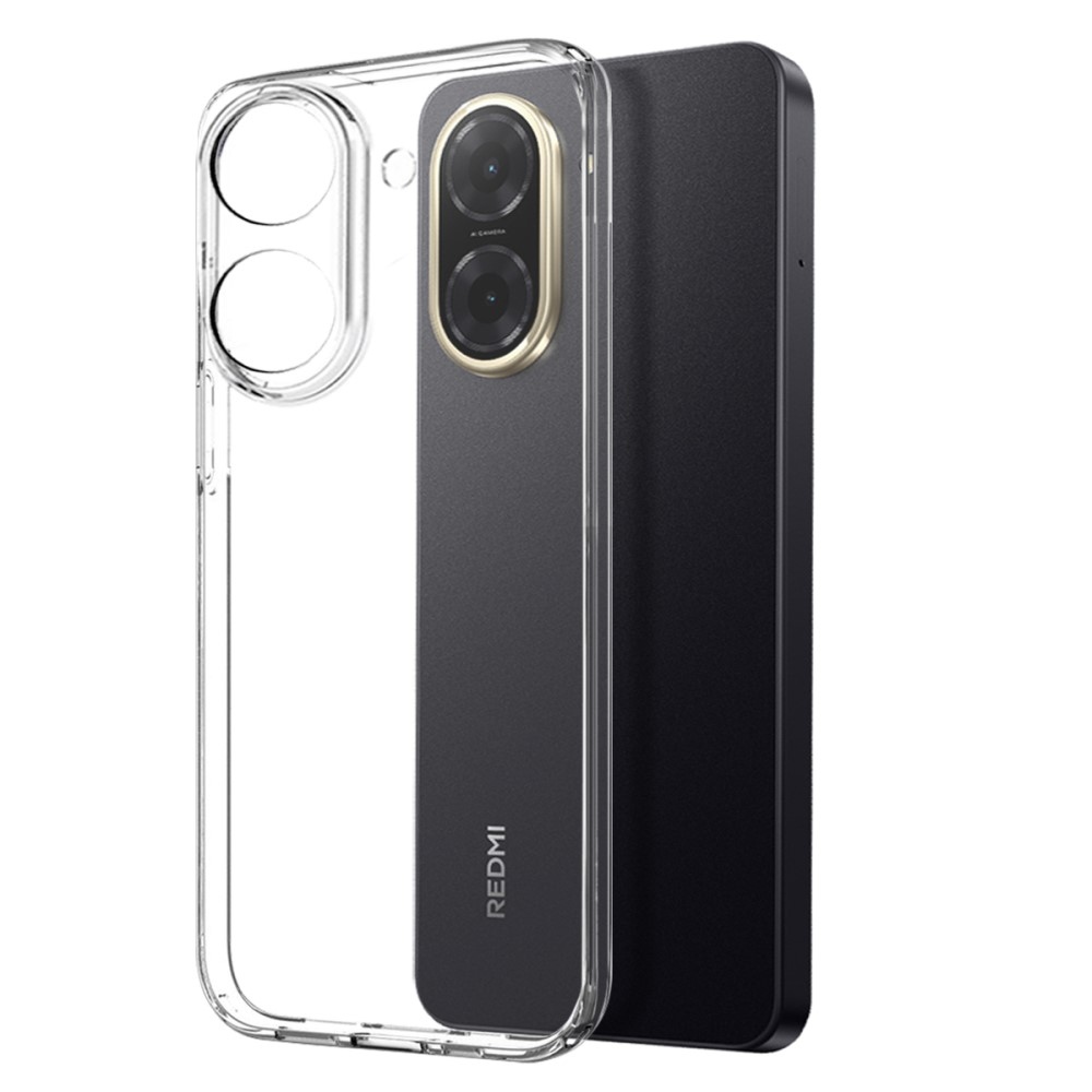 NORTHJO priehľadný gélový obal + tvrdené sklo na Xiaomi Redmi A5 - priehľadný