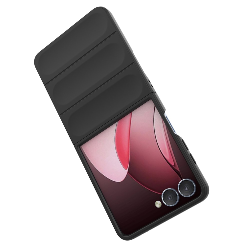 Rugg odolný gélový obal na Samsung Galaxy Z Flip7 5G - čierny