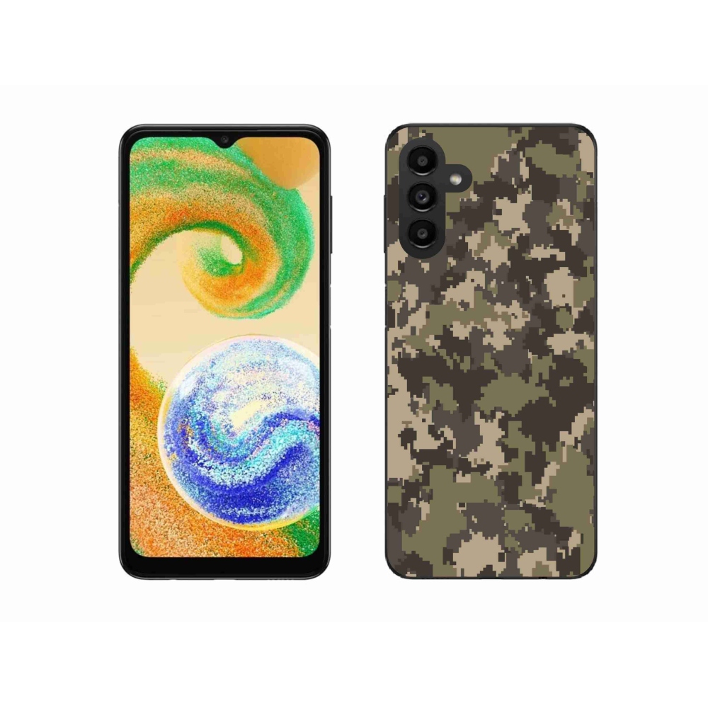 Gélový kryt mmCase na Samsung Galaxy A04s (164.7x76.7x9.1mm) - maskáčový vzor 12