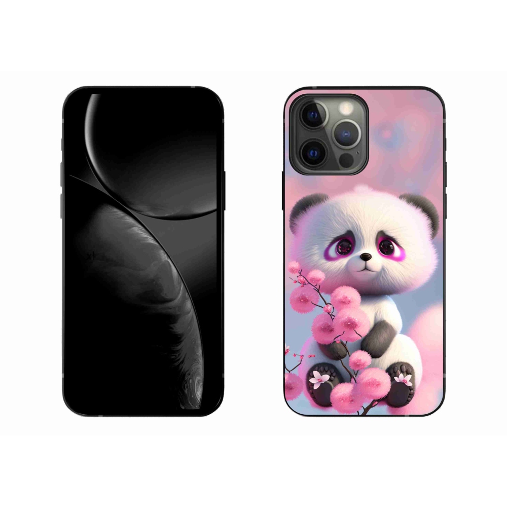 Gélový kryt mmCase na iPhone 13 Pro Max 6.7 - roztomilá panda 1
