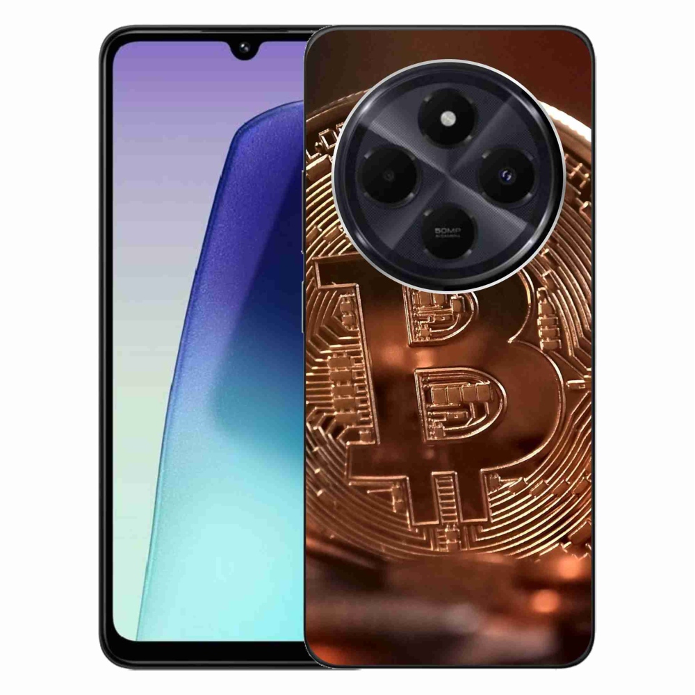 Gélový kryt mmCase na Xiaomi Redmi 14C/Poco C75 - bitcoin