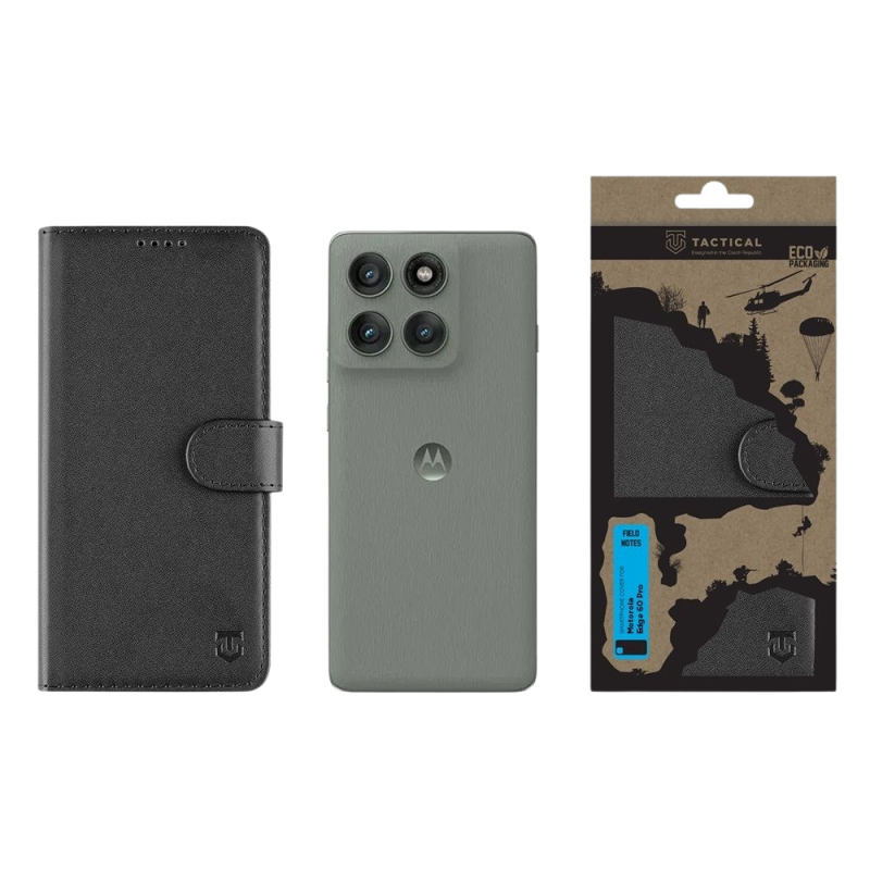 Tactical Field Notes pre Motorola Edge 60 Pro – čierna