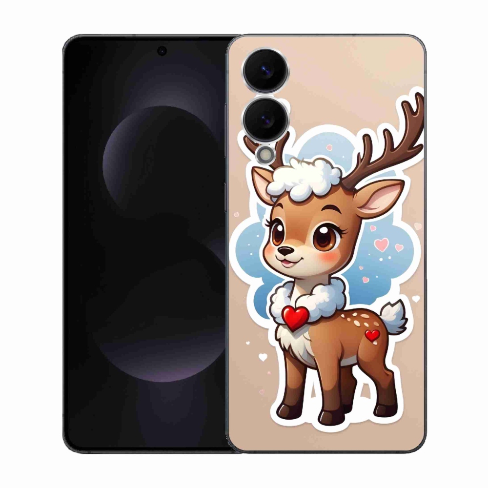 Gélový kryt mmCase na Samsung Galaxy S25 Edge - kreslený sob