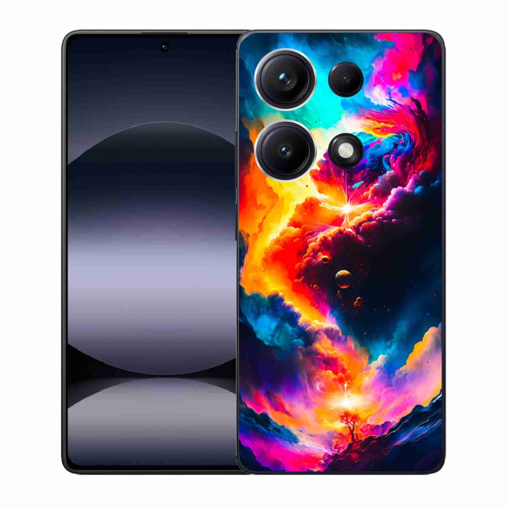 Gélový kryt mmCase na Xiaomi Redmi Note 14S - abstraktný motív