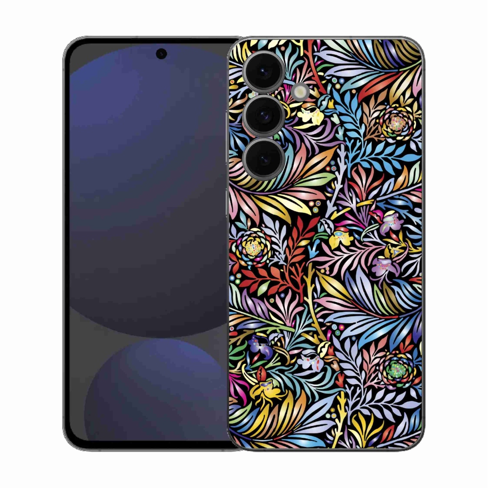 Gélový kryt mmCase na Samsung Galaxy S25 FE - kvety 5