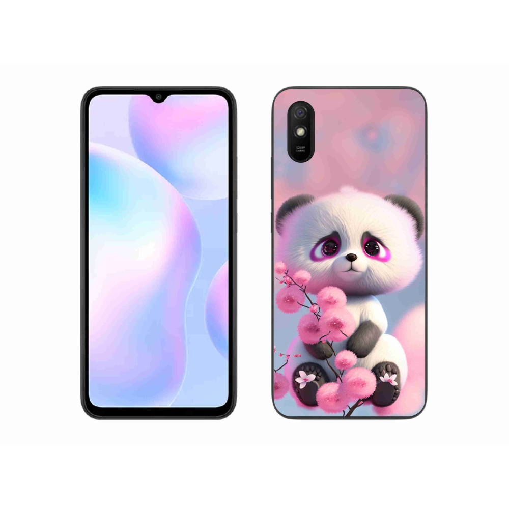 Gélový kryt mmCase na Xiaomi Redmi 9AT - roztomilá panda 1