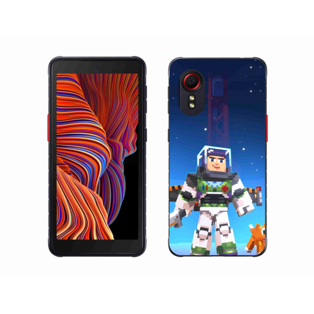 Gélový kryt mmCase na Samsung Galaxy Xcover 5 - minecraft 2