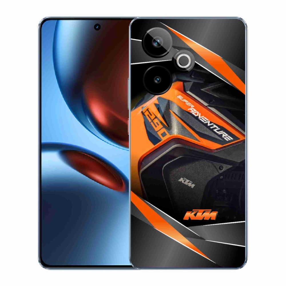 Gélový kryt mmCase na Realme GT 7 5G/GT 7T 5G - motorka ktm