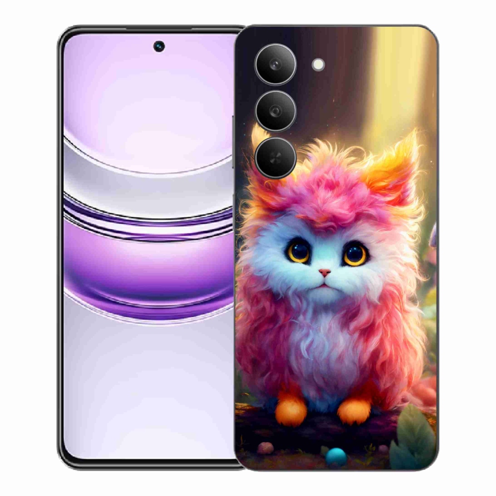 Gélový kryt mmCase na Realme 14x 5G - roztomilé mačiatko 5