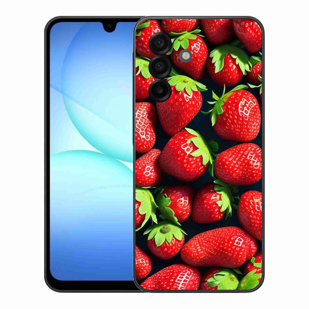 Gélový kryt mmCase na Samsung Galaxy A17 5G - jahody