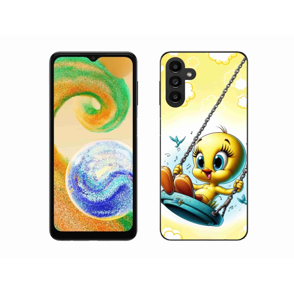 Gélový kryt mmCase na Samsung Galaxy A04s (164.7x76.7x9.1mm) - tweety