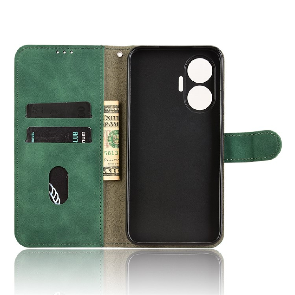 Feel knižkové púzdro na Xiaomi Poco F7 5G - zelené